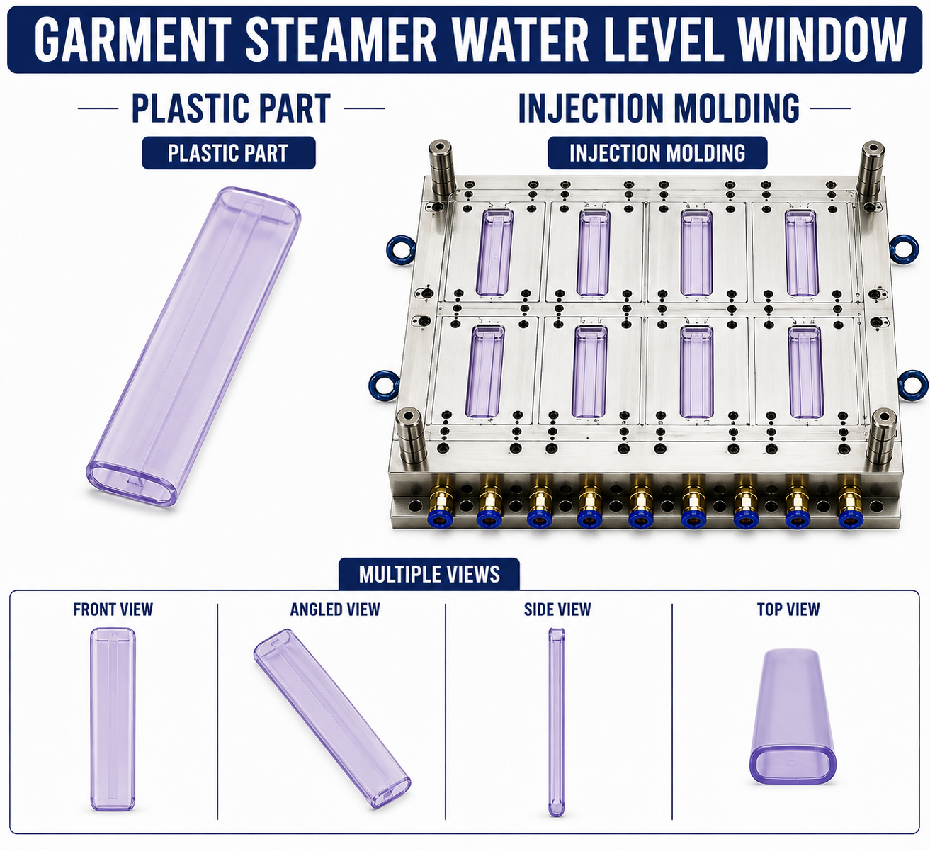 Garment Steamer Plastic Water Level Window Mould and Moulding Service